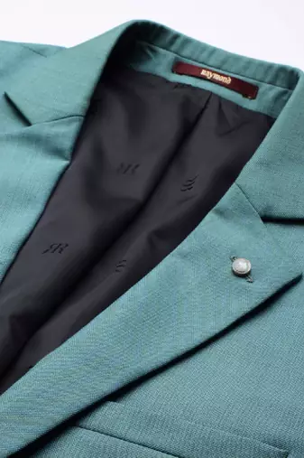 2-piece single-breasted contemporary-fit party suit