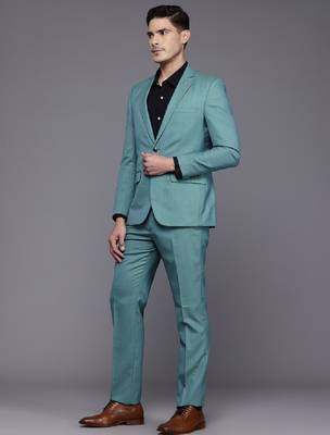2-piece single-breasted contemporary-fit party suit 4