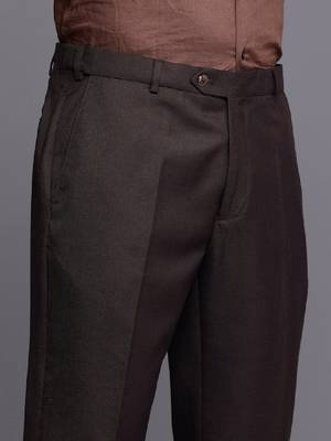 Men contemporary fit self design jodhpuri 2-piece formal suit 3