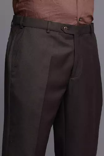 Men contemporary fit self design jodhpuri 2-piece formal suit