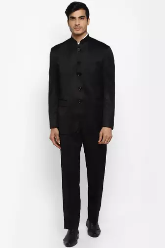 Two piece bandhgala party suit