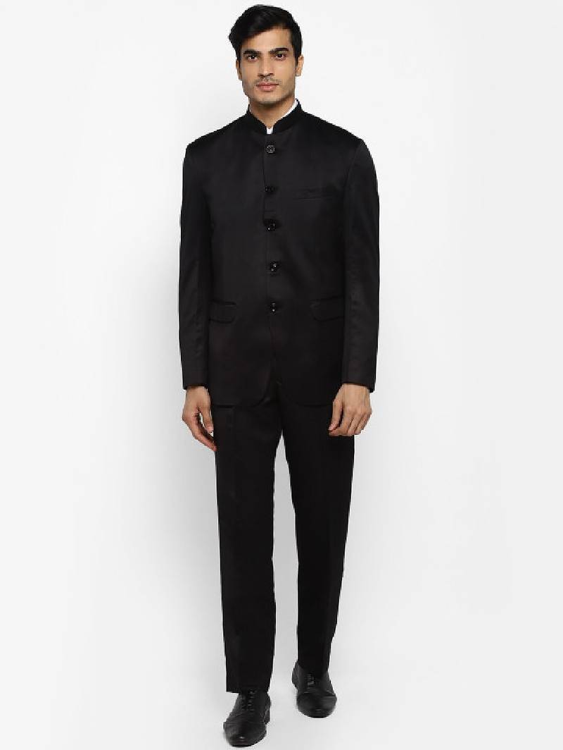Two piece bandhgala party suit