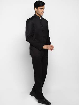 Two piece bandhgala party suit 4