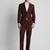 Slim fit single-breasted formal two piece suit