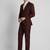 Slim fit single-breasted formal two piece suit