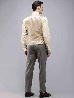 Single breasted slim fit 3-piece party wear suit 4