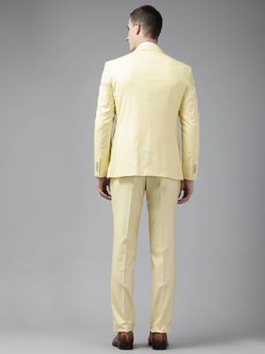 Notched lapel collar 2 piece formal suit 3