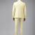 Notched lapel collar 2 piece formal suit