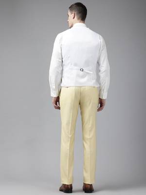 Notched lapel collar 2 piece formal suit 4