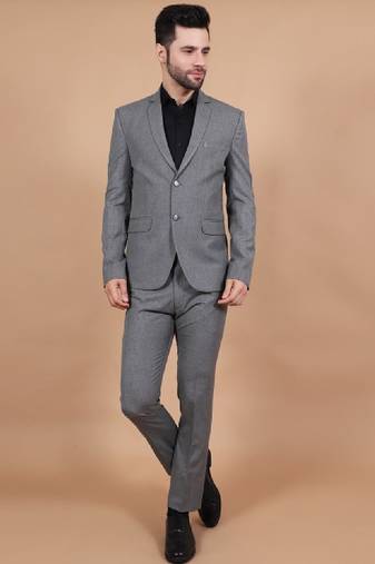 Single-breasted two-piece formal suit