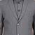 Single-breasted three-piece formal suit