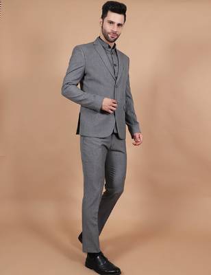 Single-breasted three-piece formal suit 3