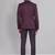 Tailored fit self design jacquard single-breasted 2 piece formal suit