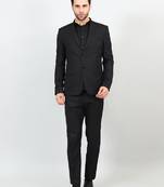 Single-breasted three-piece formal suit