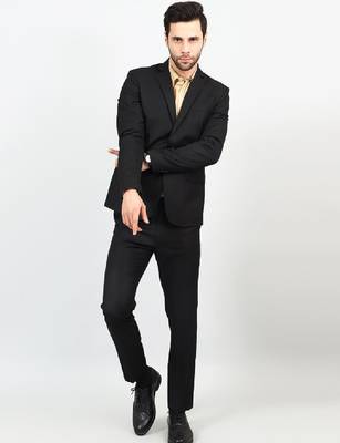 Single-breasted two-piece formal suit 1