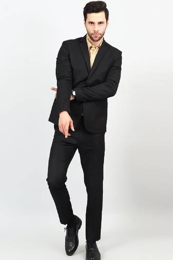 Single-breasted two-piece formal suit