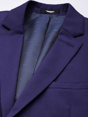 Notched lapel single-breasted formal 2 piece suits 2
