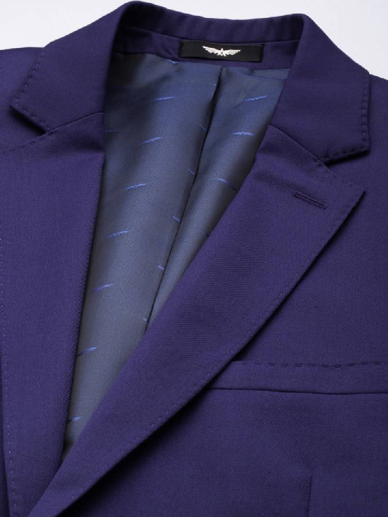 Notched lapel single-breasted formal 2 piece suits
