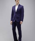 Notched lapel single-breasted formal 2 piece suits