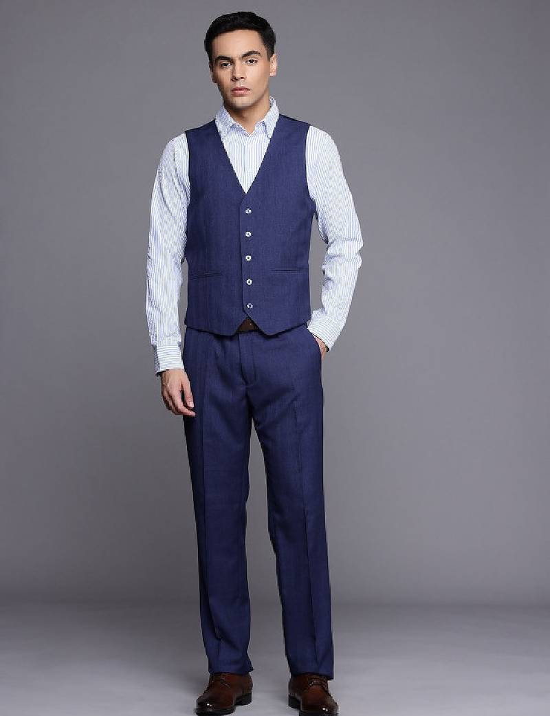 3-piece single-breasted formal suit