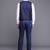 Contemporary fit self design textured single-breasted three-piece formal suit