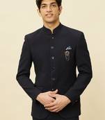 Men single-breasted two-piece party suit