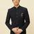 Men single-breasted two-piece party suit