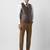 Men slim-fit single-breasted three-piece formal suit