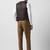 Men slim-fit single-breasted three-piece formal suit