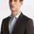Check single-breasted blazer & trouser two-piece formal suit