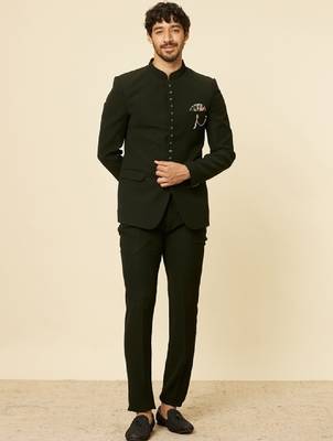 Bandhgala tailored-fit two piece suit 2