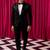 Men regular fit 5-pcs embellished blazer and trousers