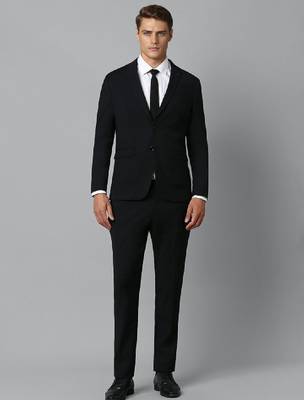 Single-breasted 2-piece slim fit formal suit 1