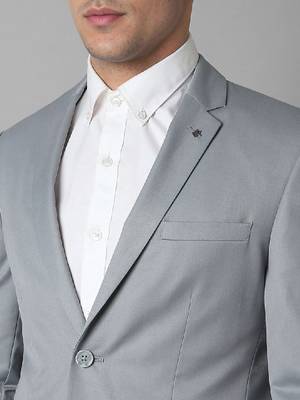 Slim-fit single-breasted two-piece formal suit 2