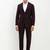 Checked slim-fit single-breasted formal suits
