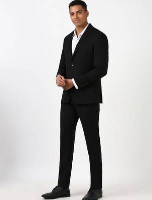 Self-design slim-fit two piece suits 3