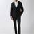 Slim-fit single-breasted two-piece formal suit