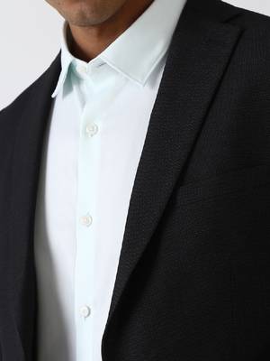 Slim-fit single-breasted two-piece formal suit 2