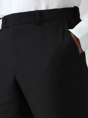 Slim-fit single-breasted two-piece formal suit 3