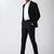 Slim-fit single-breasted two-piece formal suit