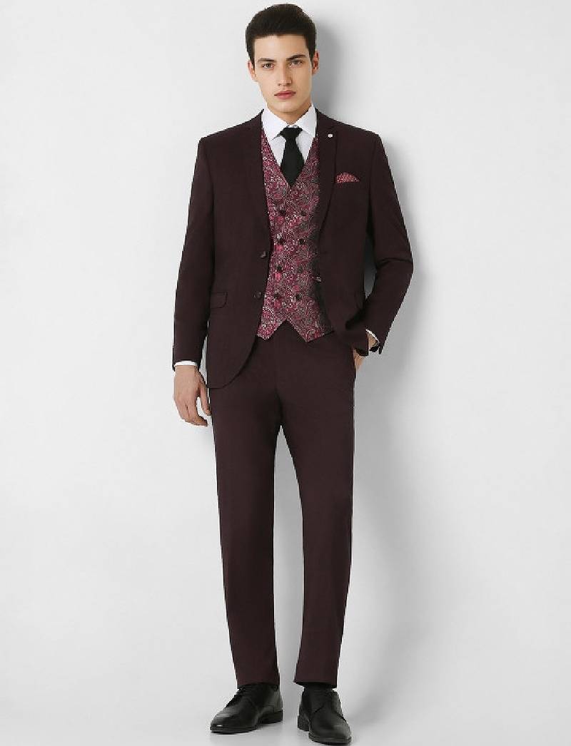 Men 3-pices single-breasted suits