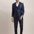 Men notched lapel long sleeves single-breasted three-piece party suit