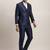 Men notched lapel long sleeves single-breasted three-piece party suit