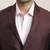 Men pure cotton single breasted two piece formal suit