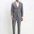 Slim-fit single-breasted two-piece formal suit