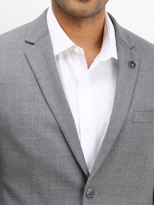 Slim-fit single-breasted two-piece formal suit 2