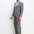 Slim-fit single-breasted two-piece formal suit