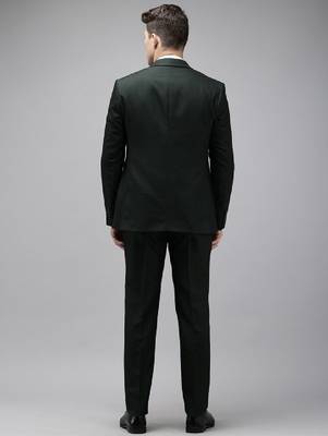 Single breasted slim fit 3-piece formal suit 4