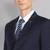Men tailored regular fit patterned single breasted two piece suit