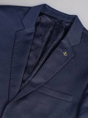 Men single-breasted cotton 3-piece long sleeves formal suit 2